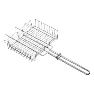 Parrilla Multiuso Tramontina Churrasco en Acero Inoxidable 70,2 x 31,5 cm