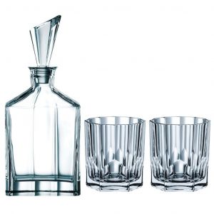 Juego De 2 Vasos De Whisky + Botellon Nachtmann Aspen 90024