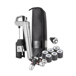 Coravin Retail Timeless Six+ Gris ( 6 Tapones + 3 Capsulas + 1 Aireador )